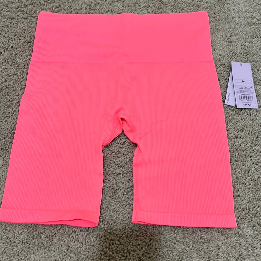 Brand new pink biker shorts